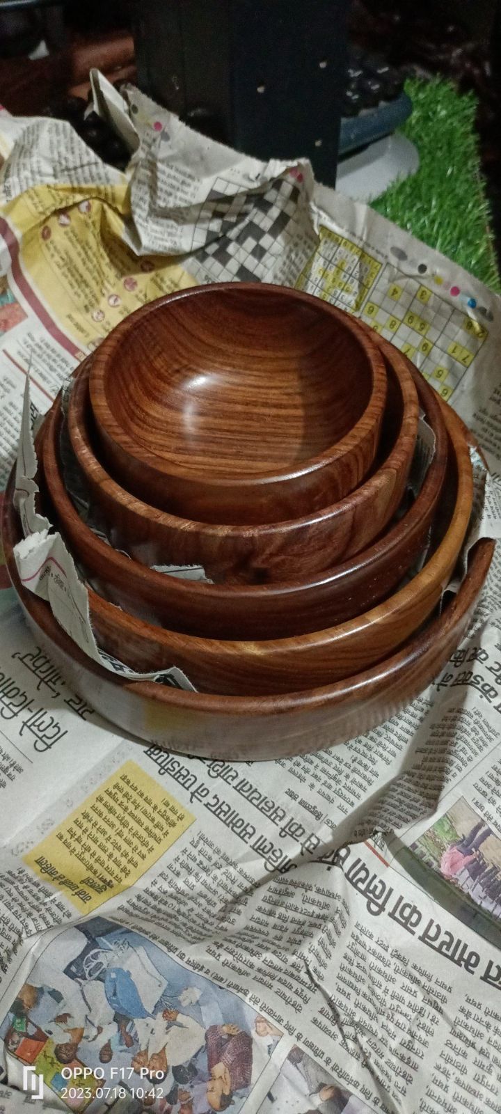 Handcrafted Wooden Artifacts
